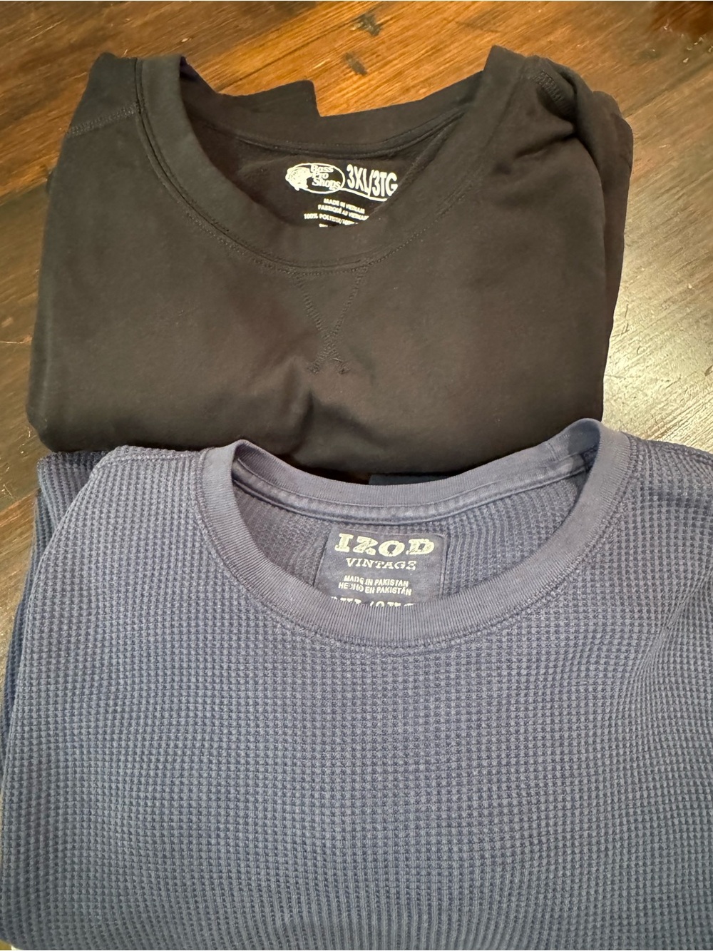 Men’s 3XL Long Sleeve Shirt Bundle IZOD Vintage + Bass Pro Shops bundle